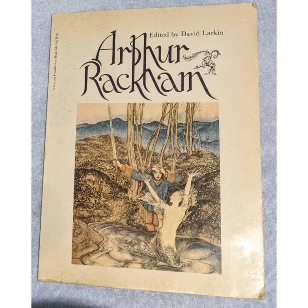 Arthur Rackham David Larkin 1975 First US Edition Illustrated Art Book Bantam